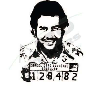 Sticker Auto Pablo Escobar