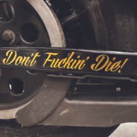 Sticker Moto Don't Fucking Die