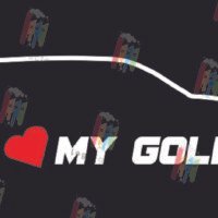 Sticker Auto Love my GOLF