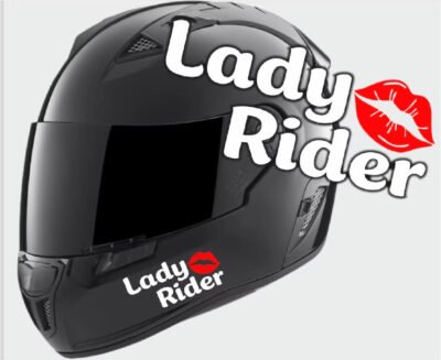 Sticker Moto Lady Rider Moto