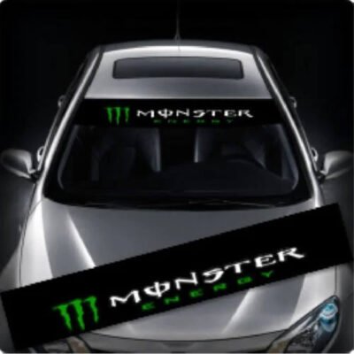 Sticker Auto Parasolar Monster Energy