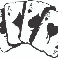 Sticker Auto Careu Aces