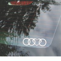 Sticker Auto Audi Heart