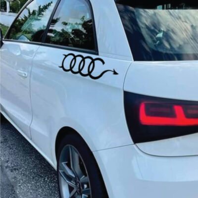Sticker Auto Audi Devil