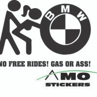 Sticker Auto No free Rides2