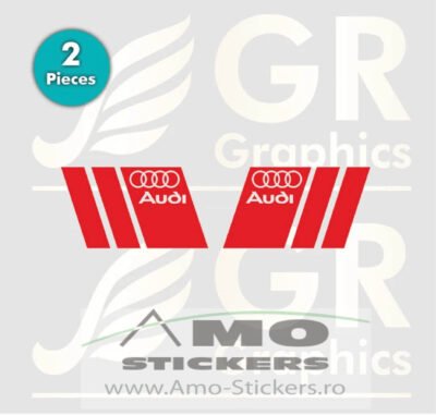 Sticker Auto 2buc Audi Bara Fata