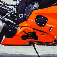 Sticker Moto Born to Race