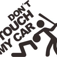 Sticker Auto Don't touch my car