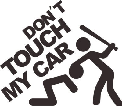 Sticker Auto Don't touch my car