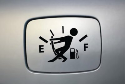 Sticker Auto Empty Fuel