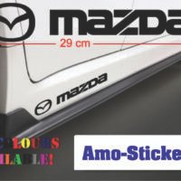 Sticker Auto Mazda laterale
