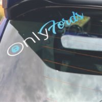 Sticker Auto Only Fords