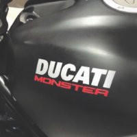 Sticker Auto Ducati Monster