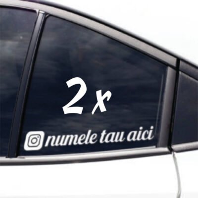 Sticker Auto 2 Stickere Instagram Personalizat