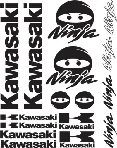 Set Stickere Moto Kawasaki Ninja