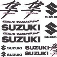 Set Stickere Moto SUZUKI Hayabusa