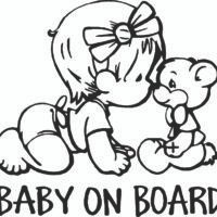 Baby on Board Fetita&Ursulet