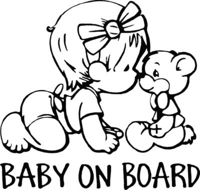 Baby on Board Fetita&Ursulet