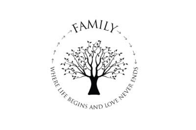 Sticker Decorativ Family Tree