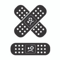 Sticker auto Plasture