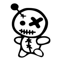 Sticker Auto Papusa Vodoo