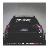 Sticker auto the beast