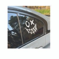 sticker auto X si 0 face