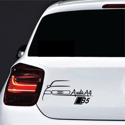Sticker auto Audi A4 b5