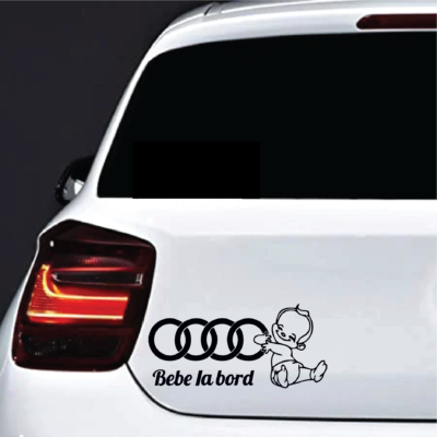 Sticker auto Audi Baby on Board