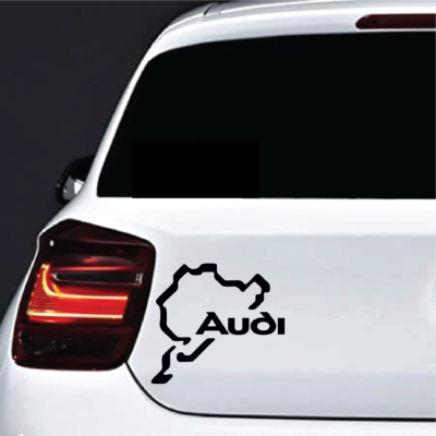 Sticker auto Audi Borders