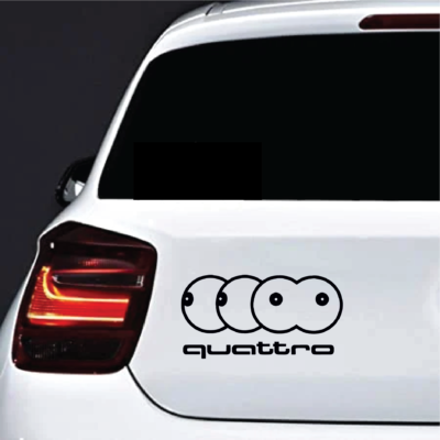 Sticker Audi Quattro Boobs