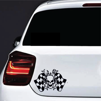 Sticker auto Death flag
