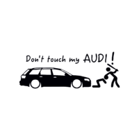 Sticker Audi Don't touch