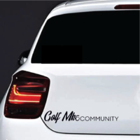 Sticker Volkswagen Golf mk5