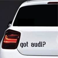 Sticker auto Got Audi ?
