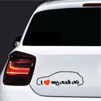 Sticker auto Audi A4