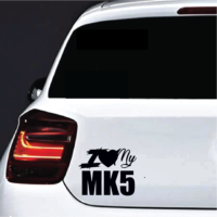 Sticker Volkswagen I love my Mk5