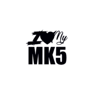 Sticker Volkswagen I love my Mk5