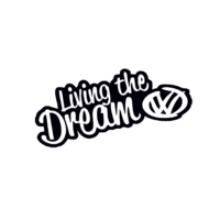 Sticker Volkswagen Living dream