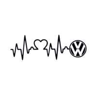 Sticker Volkswagen Love