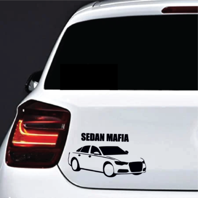 Sticker Audi Sedan Mafia