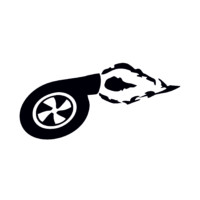 Sticker auto Turbo Burn