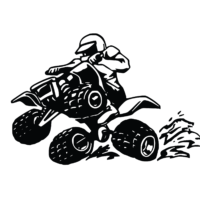 Sticker Dirty ATV 2