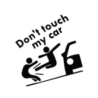 Sticker Auto Don't Touch my Car 2