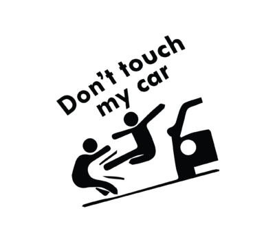 Sticker Auto Don't Touch my Car 2