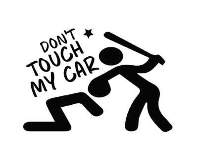 Sticker Auto Don't Touch my Car