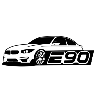 Sticker auto BMW E90