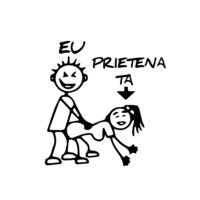 Sticker Auto Eu si Prietena ta