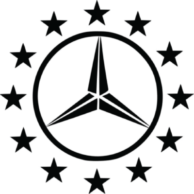 Sticker Mercedes STARS