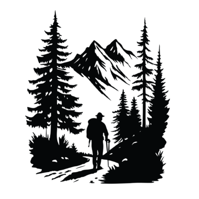 Sticker Adventure Hiking 7